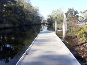 courtesy dock at rogers park in springville, fl